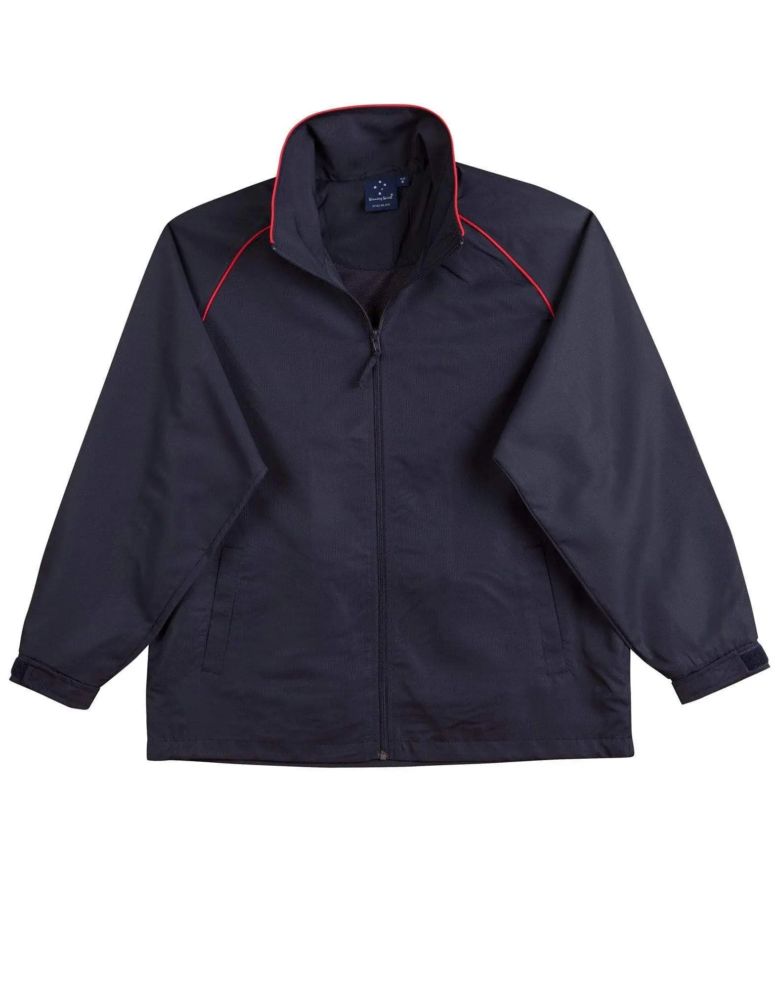Winning Spirit Champion's Track Top - Unisex Jk21 Casual Wear Winning Spirit Navy/Red S